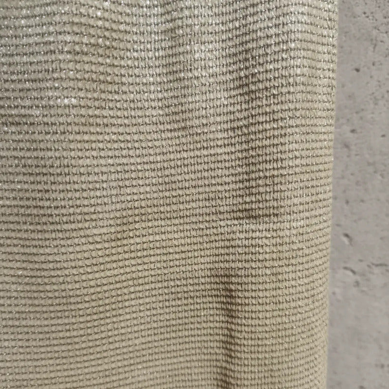 Malla Sombra Hdpe 90% 1 Metro Uv Reforzada Beige