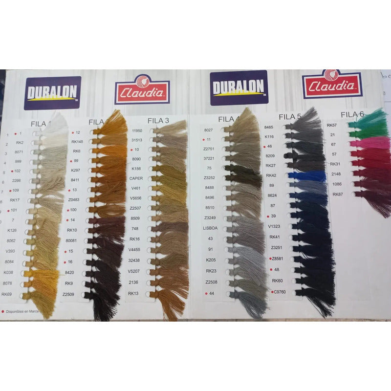 Hilo Duralon Mezclillero Calibre 15 Tex 105 Cono 380g (1pz) Blanco