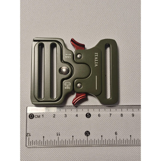 Hebilla Para Mochila Táctico Metal De 5.08cms Verde