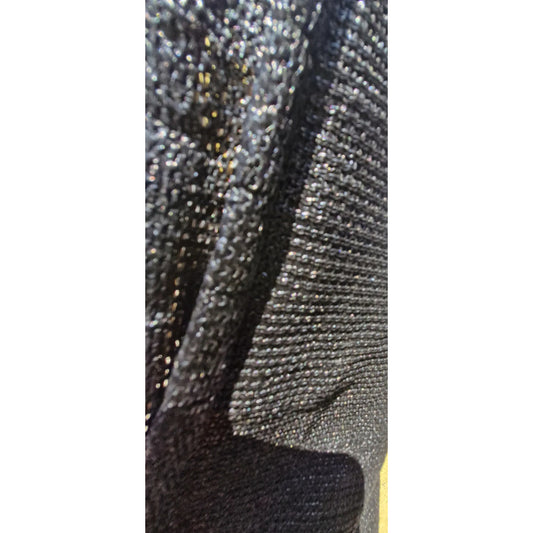 Malla sombra negra HDPE 90% con protección UV por metro