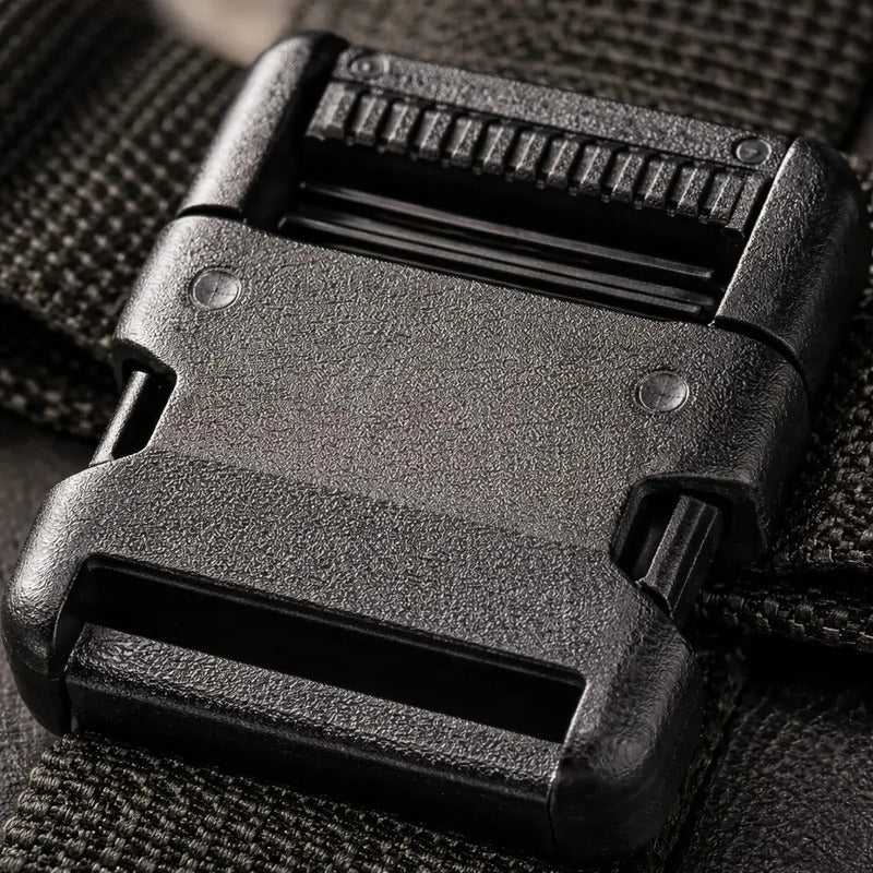 Hebilla Táctica Mochila Plástico Robusta 2 PLG - 4pz. Negro Liso 2 Pulgadas