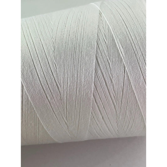 Hilo Duralon mezclillero calibre 15 Tex 105, cono 380 g, blanco
