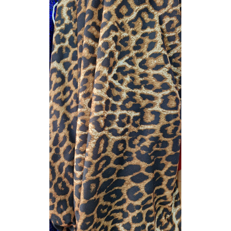 Tela Dubetina De Leopardo ( 1 Metro). Leopardo Estampado