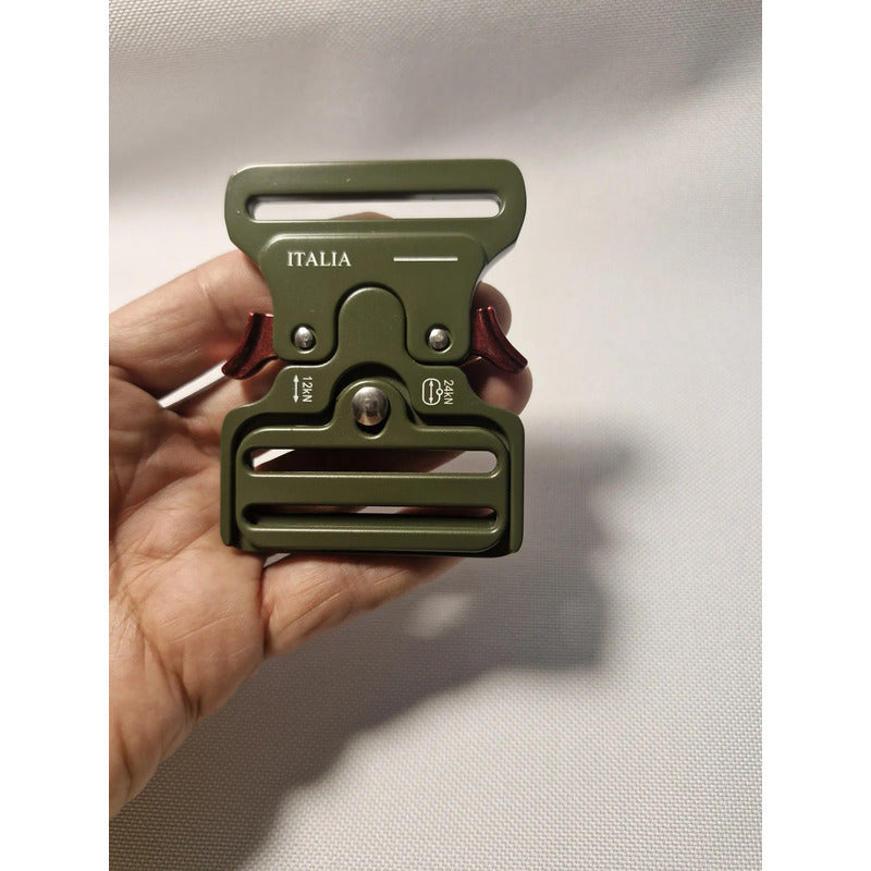 Hebilla Para Mochila Táctico Metal De 5.08cms Verde