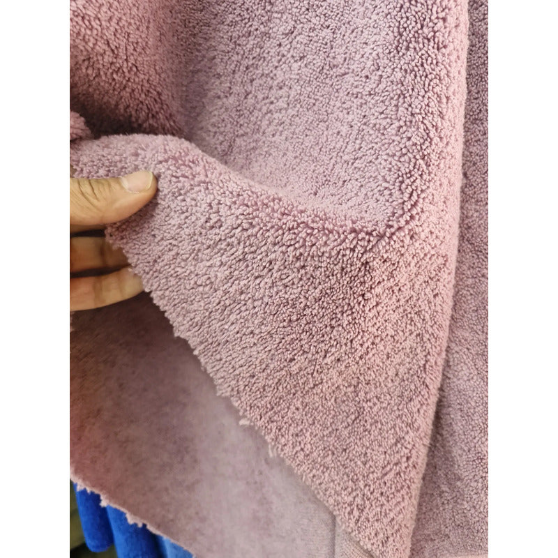 Tela Toalla Microfibra Alta Absorción Multiusos (2 Mts) Palo De Rosa Microfibra