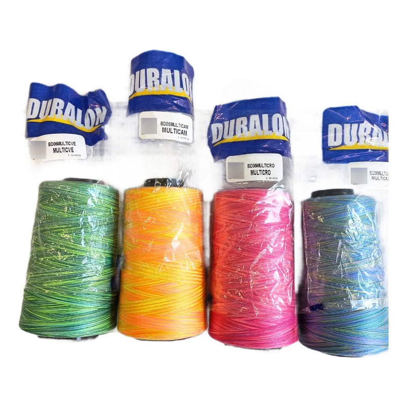 Hilo Duralon Calibre 100 (paquete Surtido Con 4 Rollos) Azul