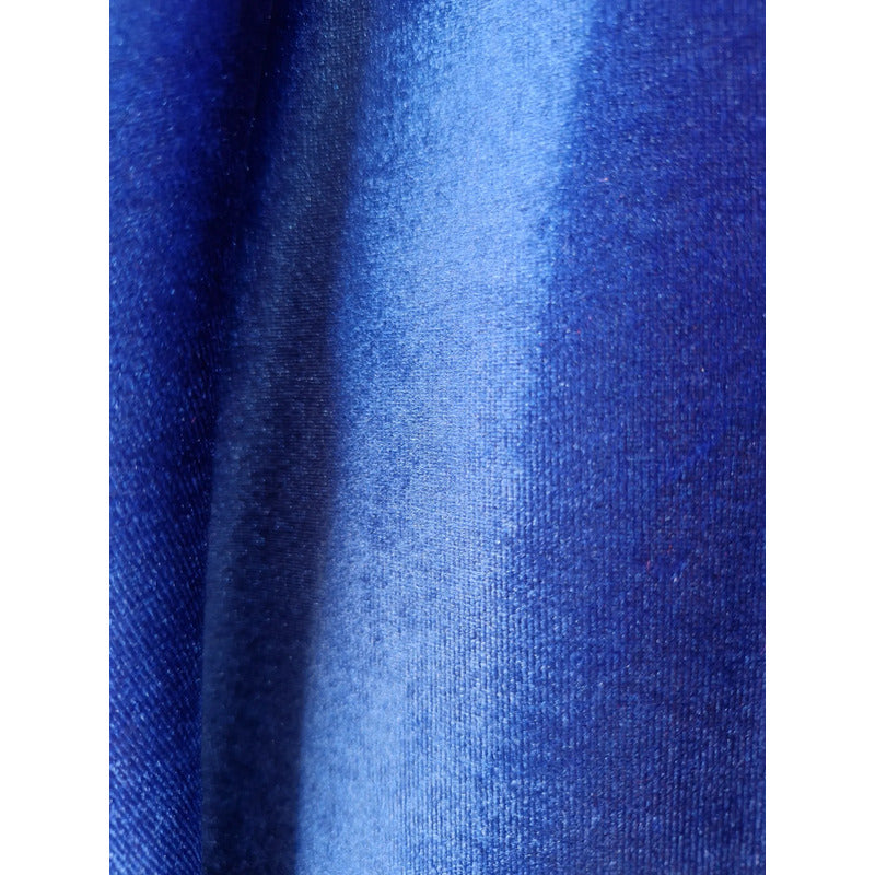 Tela Terciopelo Stretch ( 1 Metro) Azul Rey Terciopelo Stretch