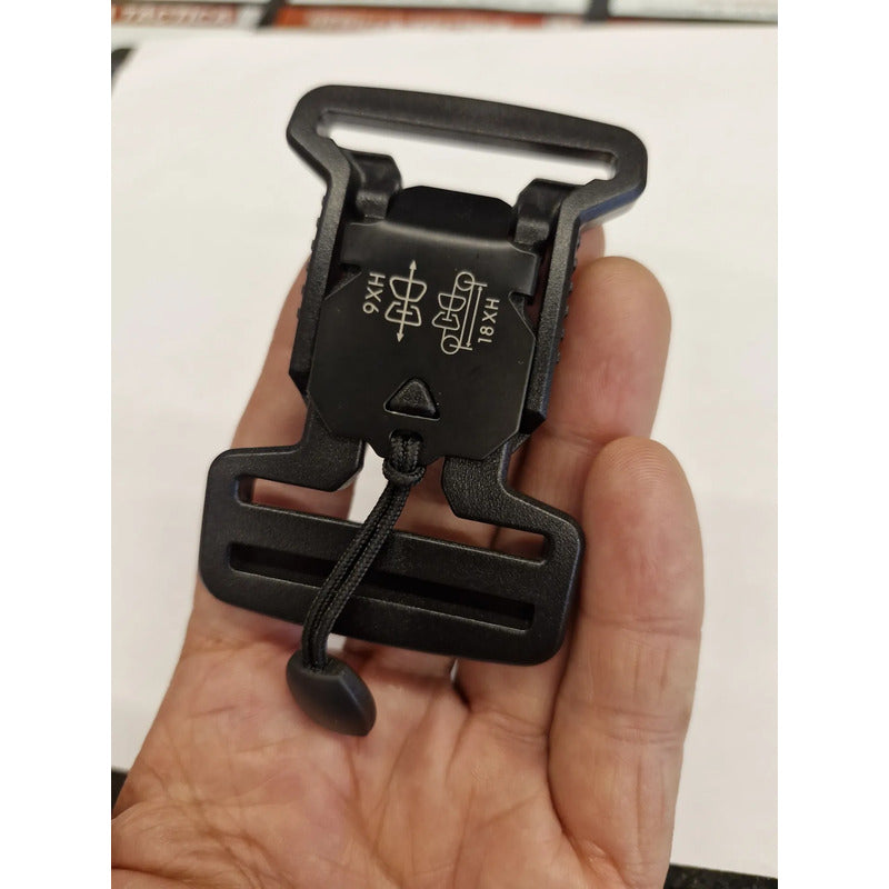 Hebilla Mochila Magnética Táctica De Acetal 1 1/2 PLG 38mm Negro