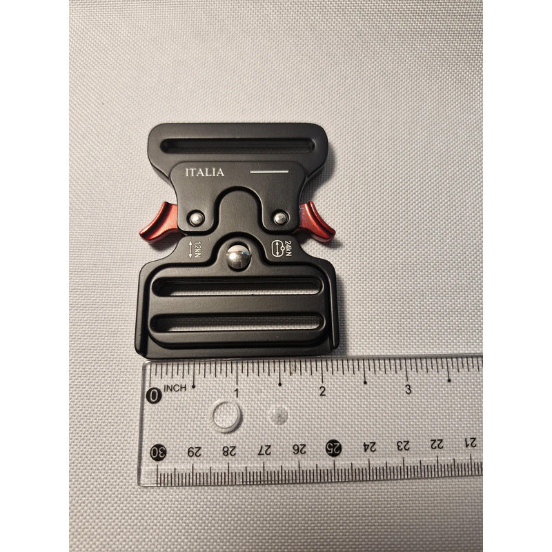 Hebilla Para Cinturón O Mochila Táctico De 5.08cms Negro Lisa 2 Pulgadas