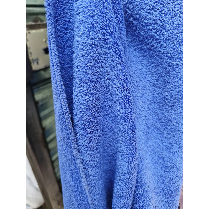 Tela Toalla Microfibra Alta Absorción Multiusos (2 Mts) Azul Rey Microfibra