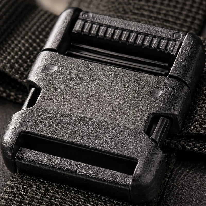 Hebilla Táctica Mochila Plástico Robusta 2 PLG - 4pz. Negro Liso 2 Pulgadas