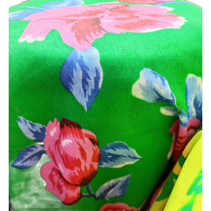 Tela Estampada Con Flores Varios Colores (1 Metro)