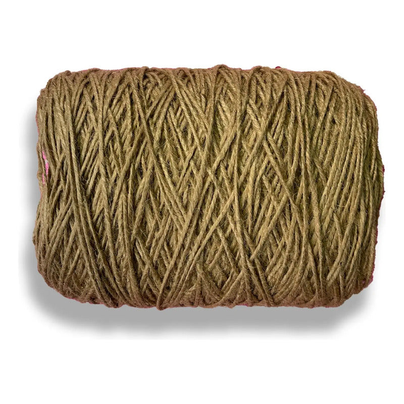 Cordón Natural De Yute - Hilo Orgánico - Burlap (1 Kg)