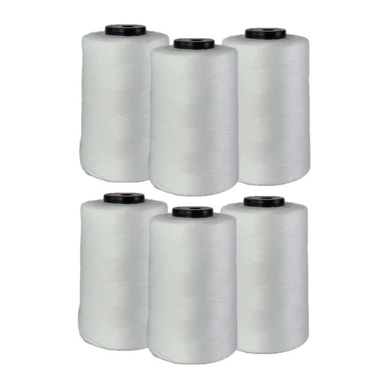 Hilo Duralon 100 Maquina Over O Recta (paquete 6pz De 148g) Blanco