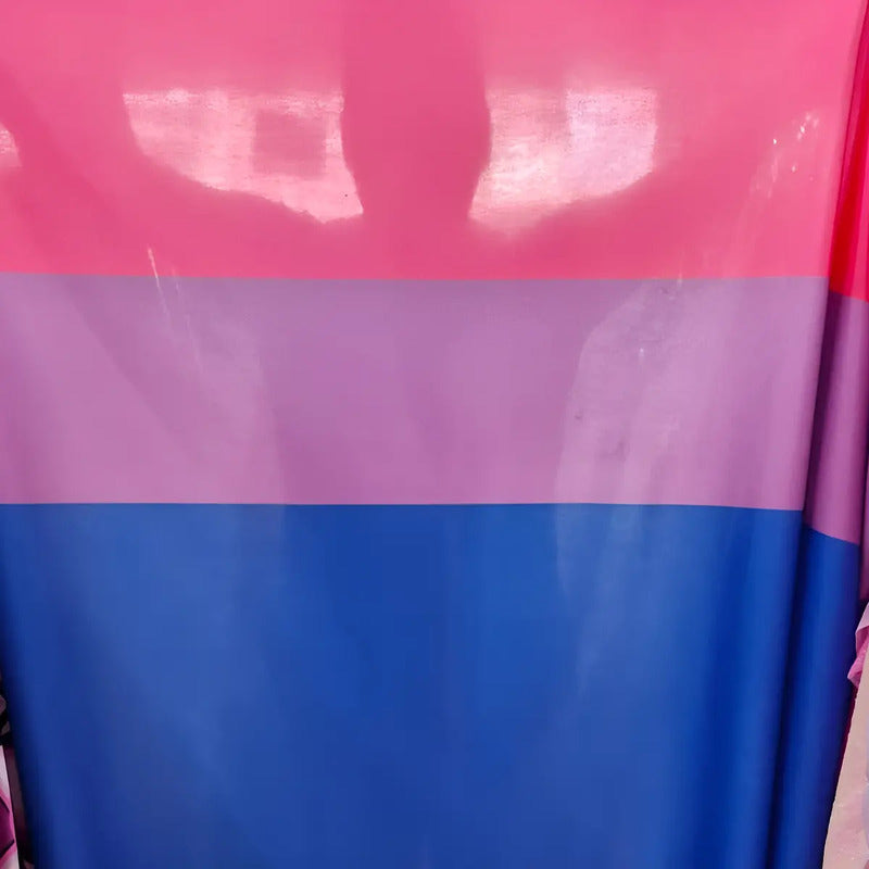 Tela Para Banderas Lgbtq+ Pansex, Bisex, Lesbo, Gay, Oso Rosa Chicle Bisexual