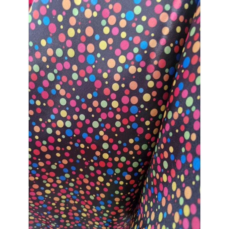 Tela Moño Disfraz Sombrerero Satín ( 1metro) Multicolor Satin Sombrerero