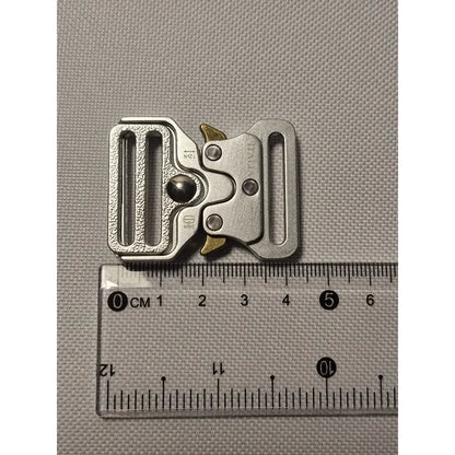 Hebilla Para Mochila Táctico Metal De 2.54cms Plata