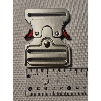 Hebilla Para Mochila Táctico Metal De 5.08cms Plata