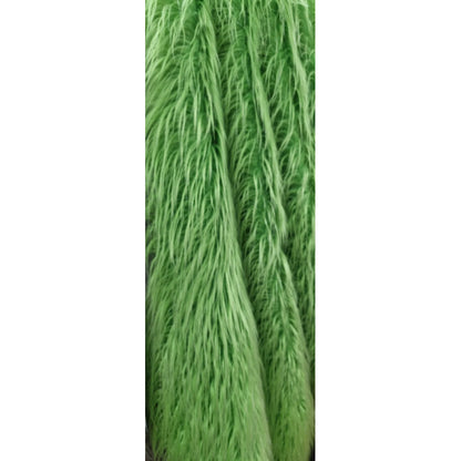 Tela Peluche Pelo Largo Suave Premium ( 1 Metro) Verde Lima Peluche Largo