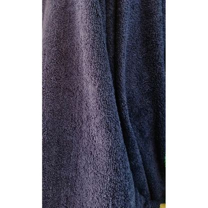 Tela Toalla Microfibra  Alta Absorción Multiusos (2 Mts) Azul Marino Microfibra