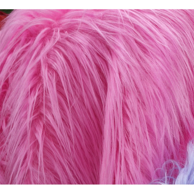 Tela Peluche Pelo Largo Suave Premium ( 1 Metro) Rosa Chicle Peluche Largo