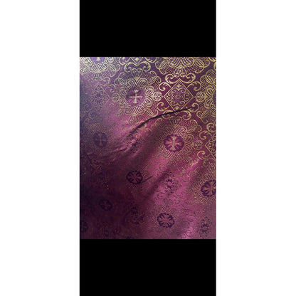 Tela Jacquard Litúrgica Para Iglesia Altar 2m Bugambilia Litúrgico