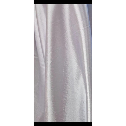 Tela  Satin Back , Para Vestido Y Pijamas( 1 Metro) Blanco Liso