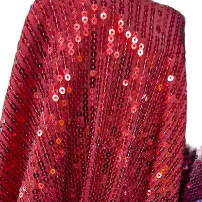 Tela Con Lentejuelas Varios Colores Vestidos De Gala (1 M) Rojo En Línea