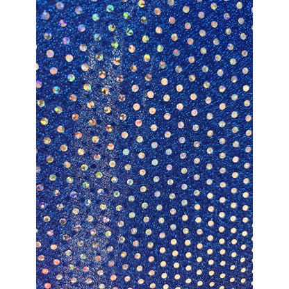 Tela Galaxia Lentejuela  Elástica Trikelle ( 1 Metro).retazo Rey Galaxia Lentejuela