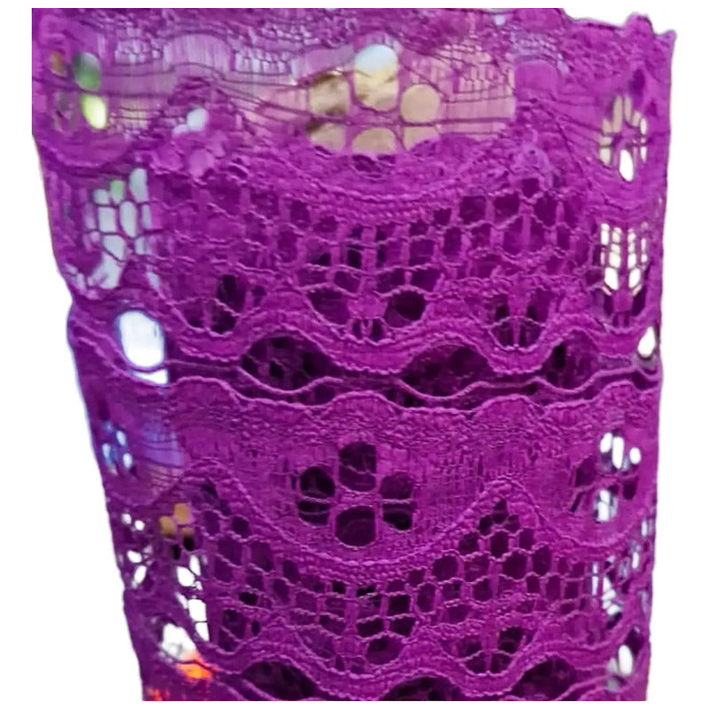 Encaje De Tira O Para Rasgar Varios Colores (1 M) Violeta
