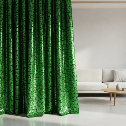 Tela Premium De Terciopelo Con Espejo Vestuario Circo (5m) Verde Holografico Terciopelo Espejo
