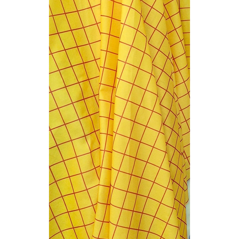 Tela Bombay  Estampada De Woody ( 1 Metro) Amarillo Bombay Woody