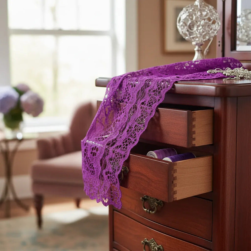 Encaje De Tira O Para Rasgar Varios Colores (1 M) Violeta
