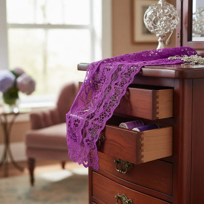 Encaje De Tira O Para Rasgar Varios Colores (1 M) Violeta