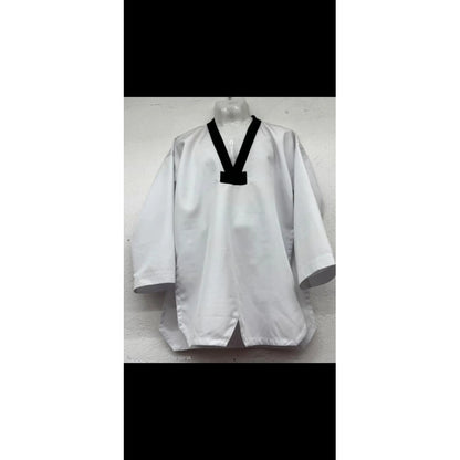 Tela Deportiva Para Confección De Dobok Taekwondo (2mts) Blanco Liso