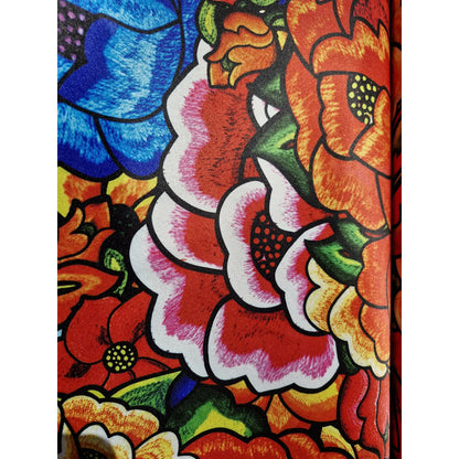 Tela Estampada México Efecto Bordado Y Mandalas (1 Metro)