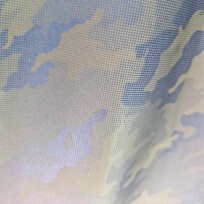 Tela Reflejante De Camuflaje (1 Metro) Azul