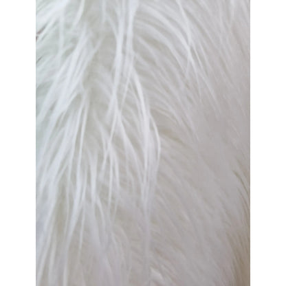 Tela Peluche Pelo Largo Suave Premium ( 1 Metro) Blanco Peluche Largo