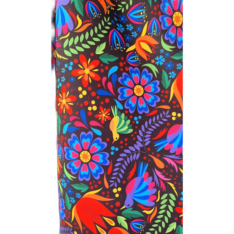 Tela Estampada Patrones Mexicanos, Bordados, Rosas (1 M)