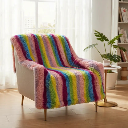 Tela Peluche Suave Para Cojines, Muñecos, Forros (1m) Lila Rayas