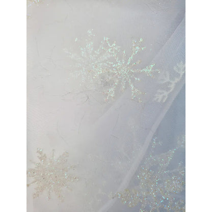 Tela Tul Navideño Con Glitter Varios Colores (1 Metro)