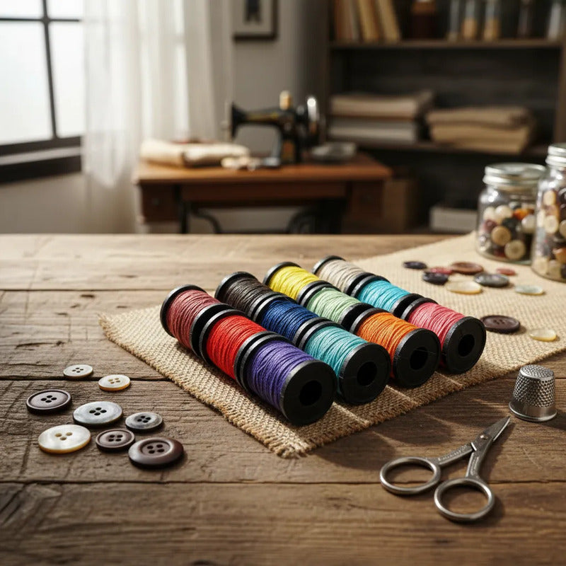 Hilo De Algodón Para Pulseras O Manualidades 48 Carretes Colores