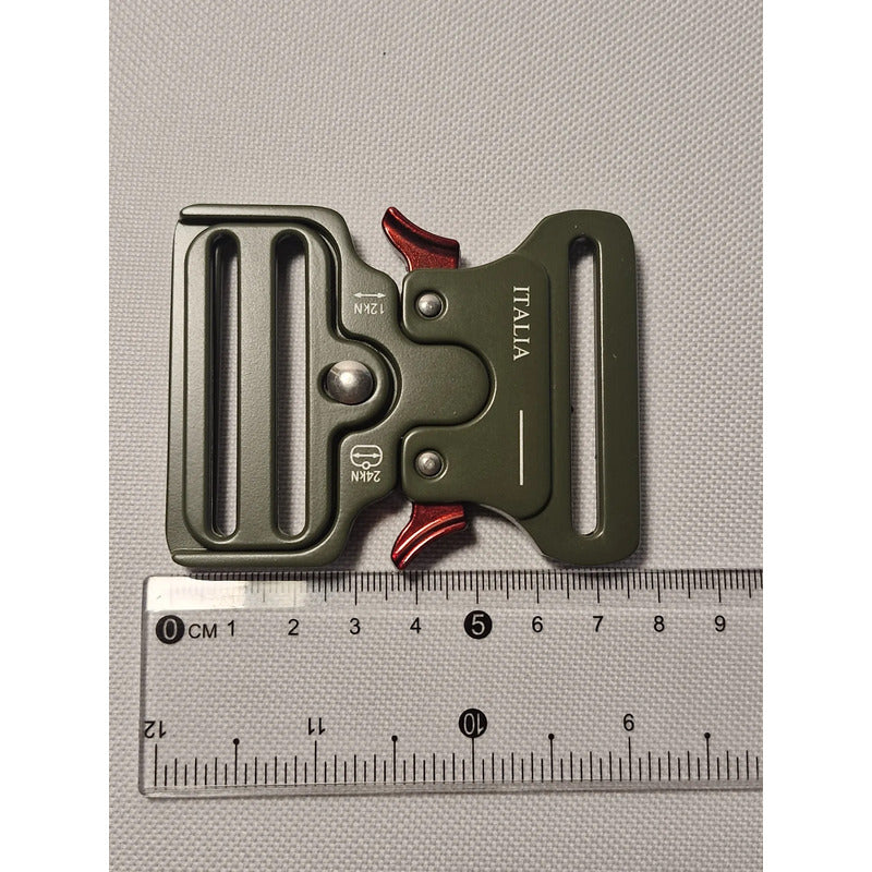 Hebilla Para Mochila Táctico Metal De 5.08cms Verde