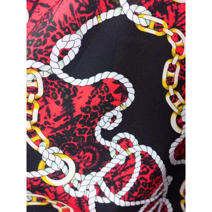 Tela Estampada Con Cadenas (1 Metro)