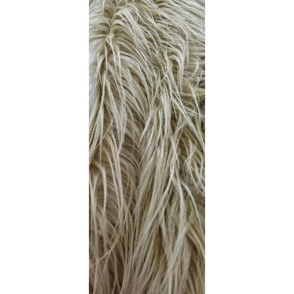 Tela Peluche Pelo Largo Suave Premium ( 1 Metro) Beige Peluche Largo