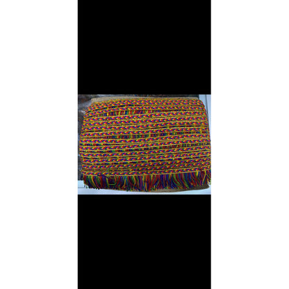 Fleco De Colores Con Trenza ( 25 Metros ) Multicolor