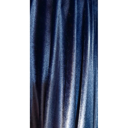Tela Terciopelo Stretch ( 1 Metro) Azul Marino Terciopelo Stretch
