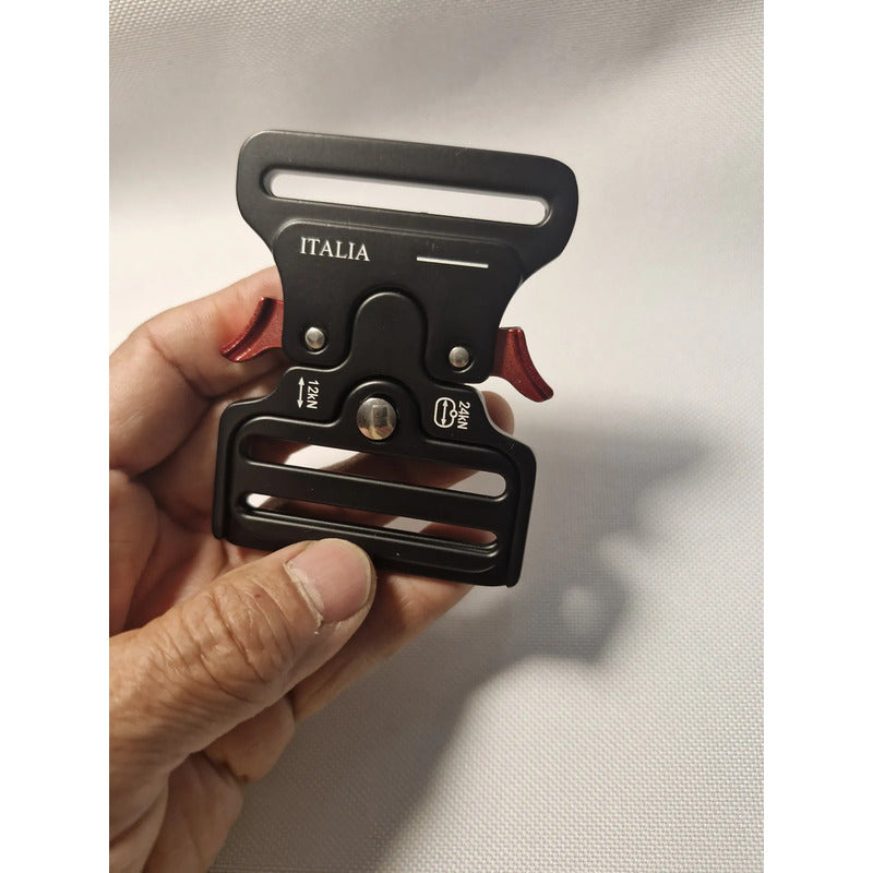 Hebilla Para Mochila Táctico Metal De 5.08cms Negra