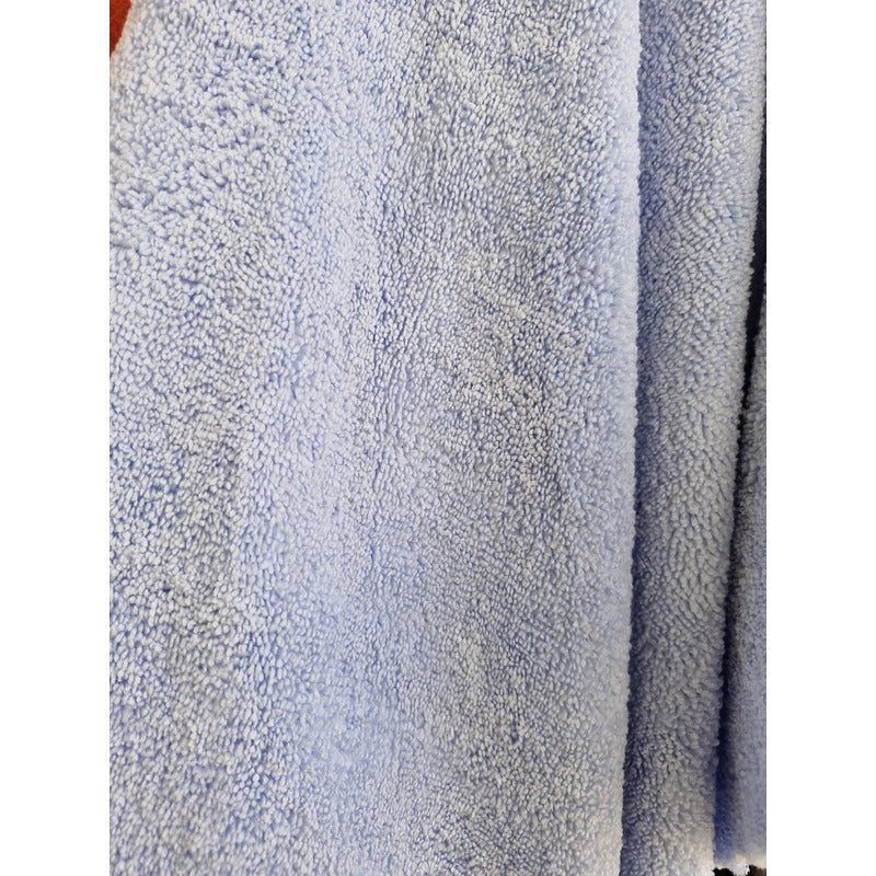 Tela Toalla Microfibra  Alta Absorción Multiusos (2 Mts) Azul Cielo Microfibra