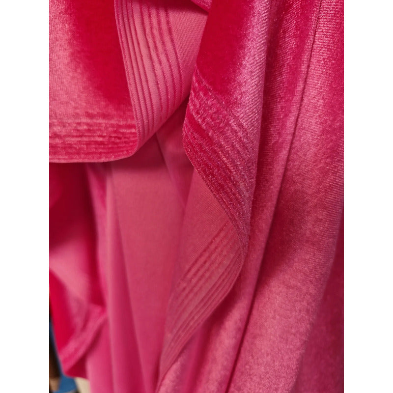 Tela Terciopelo Stretch ( 1 Metro) Rosa Coral Terciopelo Stretch